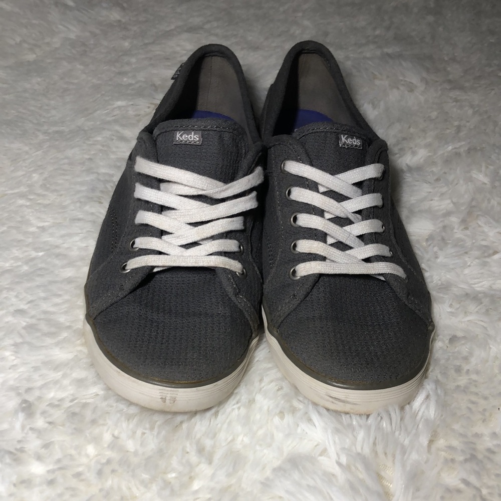Keds Gray Canvas Shoes Women’s Size 9